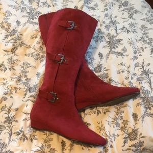 Aerosoles Red Boots Stunning 8.5